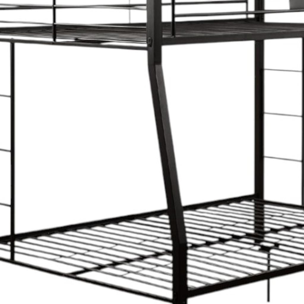 Black Twin Over Full Bunk Bed