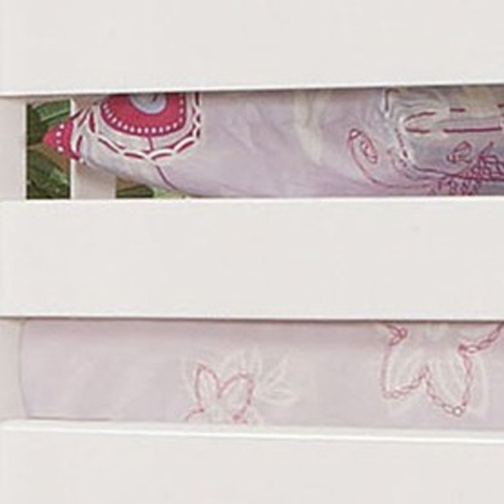 White Twin Over Twin Bunk Bed