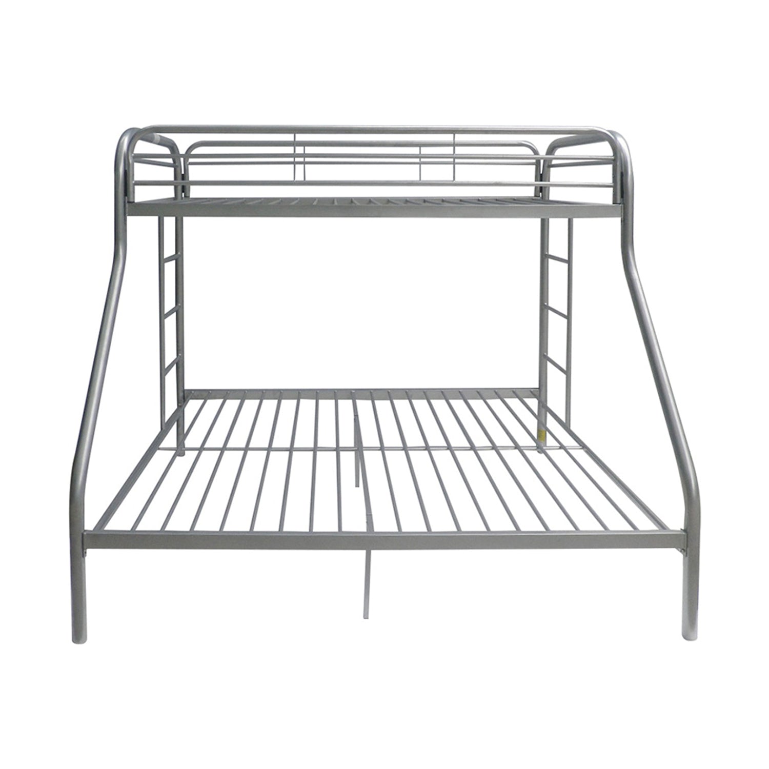 Black Twin Over Full Contemporary Metal Bunk Bed