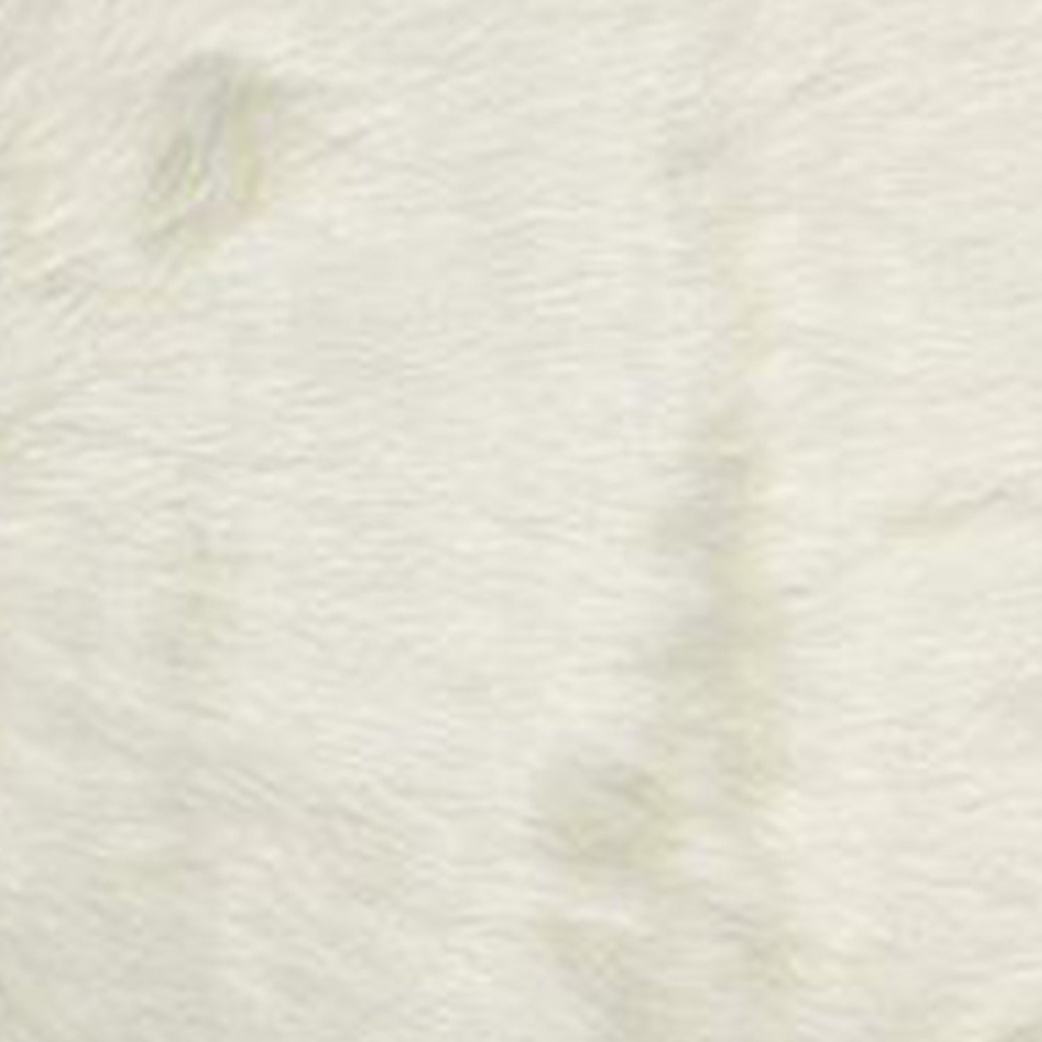 2' X 3' Off White Faux Fur Washable Area Rug