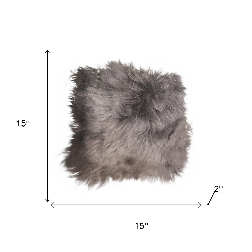 15" X 15" White Synthetic Solid Color Pad