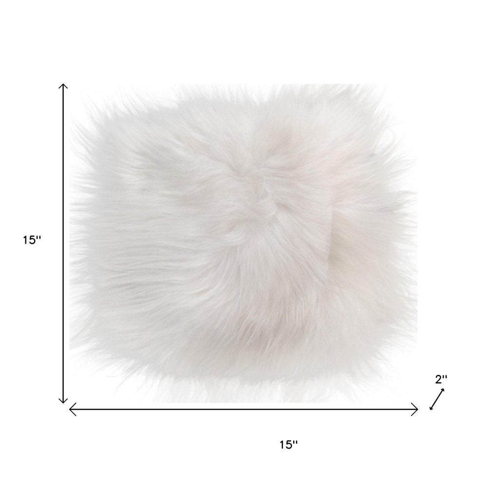 15" X 15" Gray Synthetic Solid Color Pad