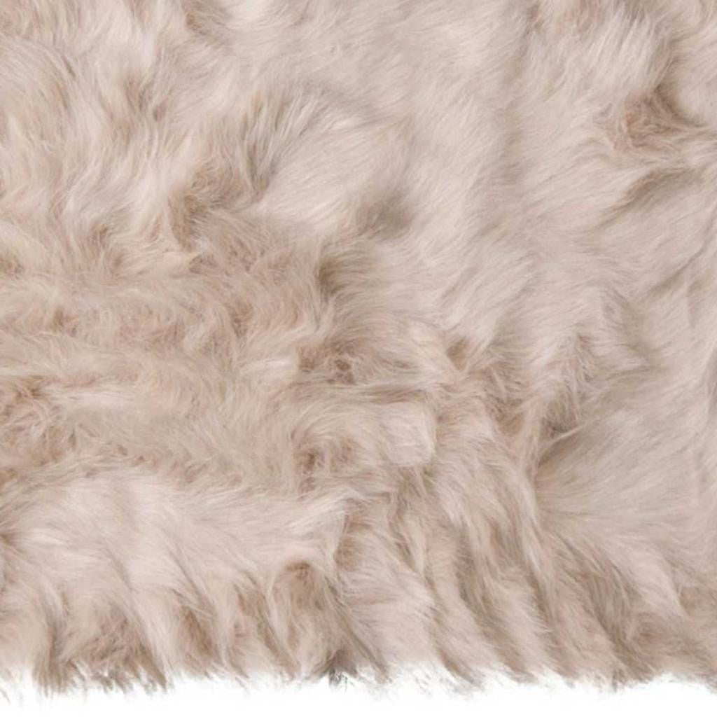 2' X 3' Taupe Animal Print Area Rug