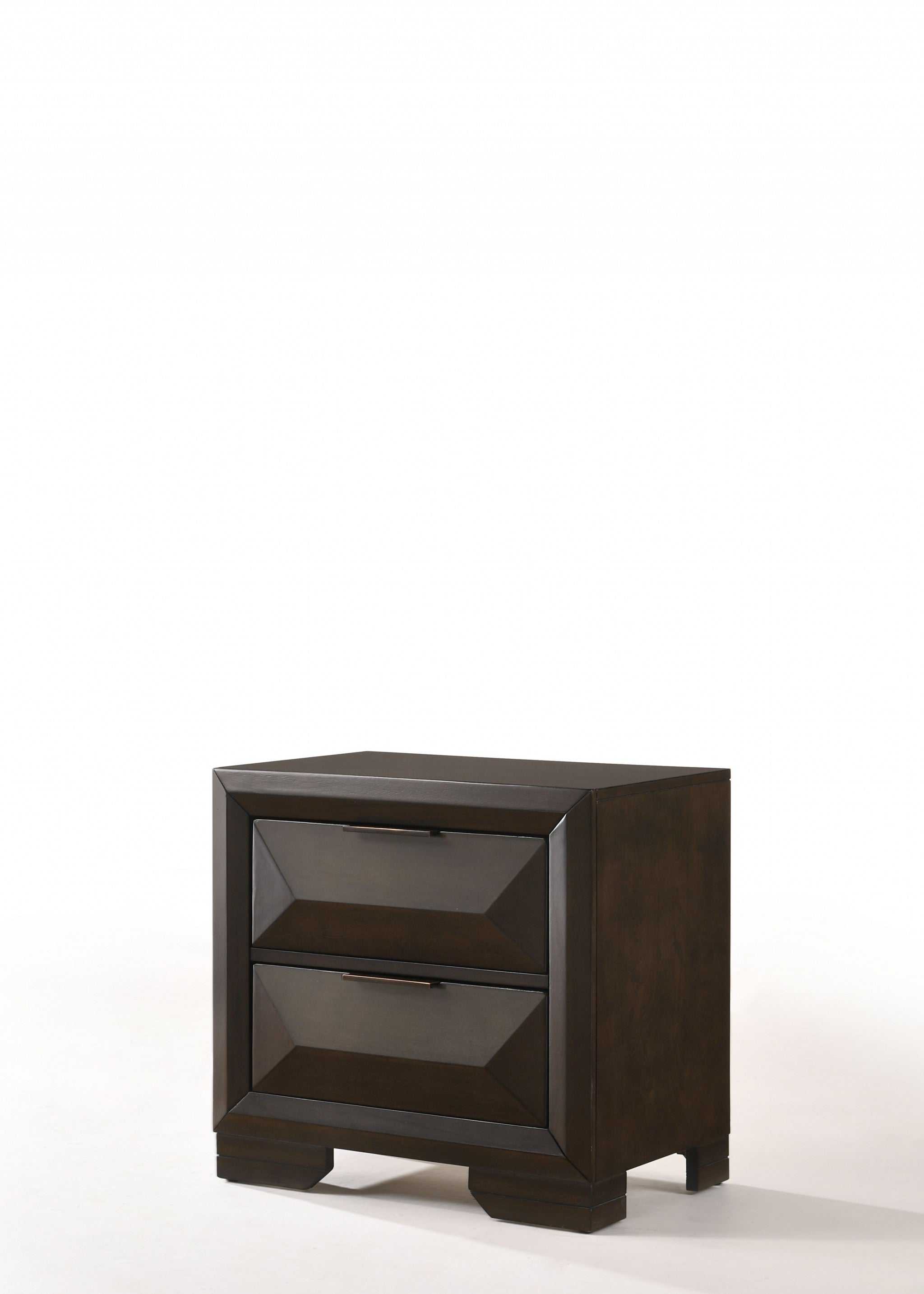 26" Rectangular Two Drawers With Solid Wood Top