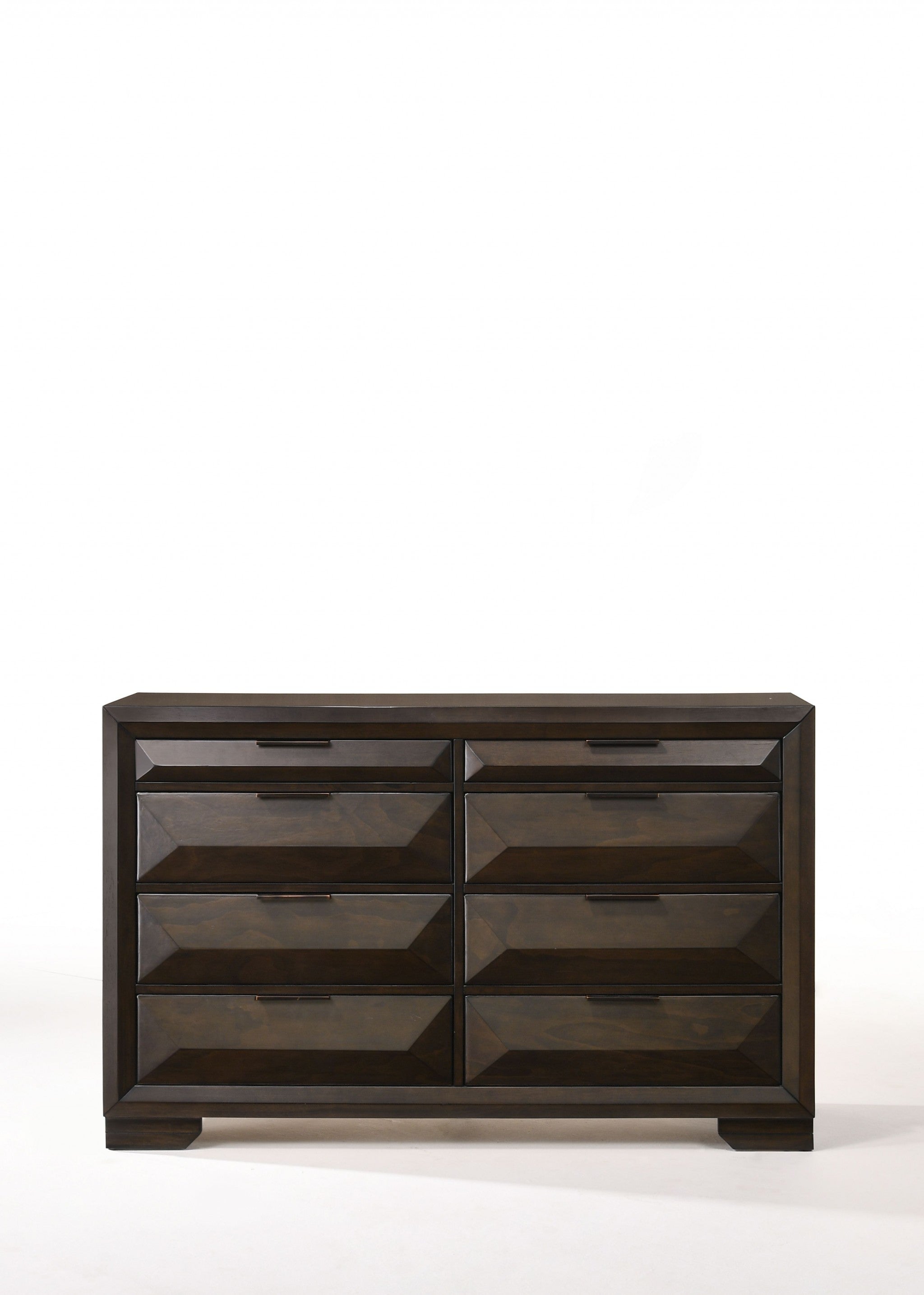 59" Espresso Solid Wood Standard Dresser/Chest