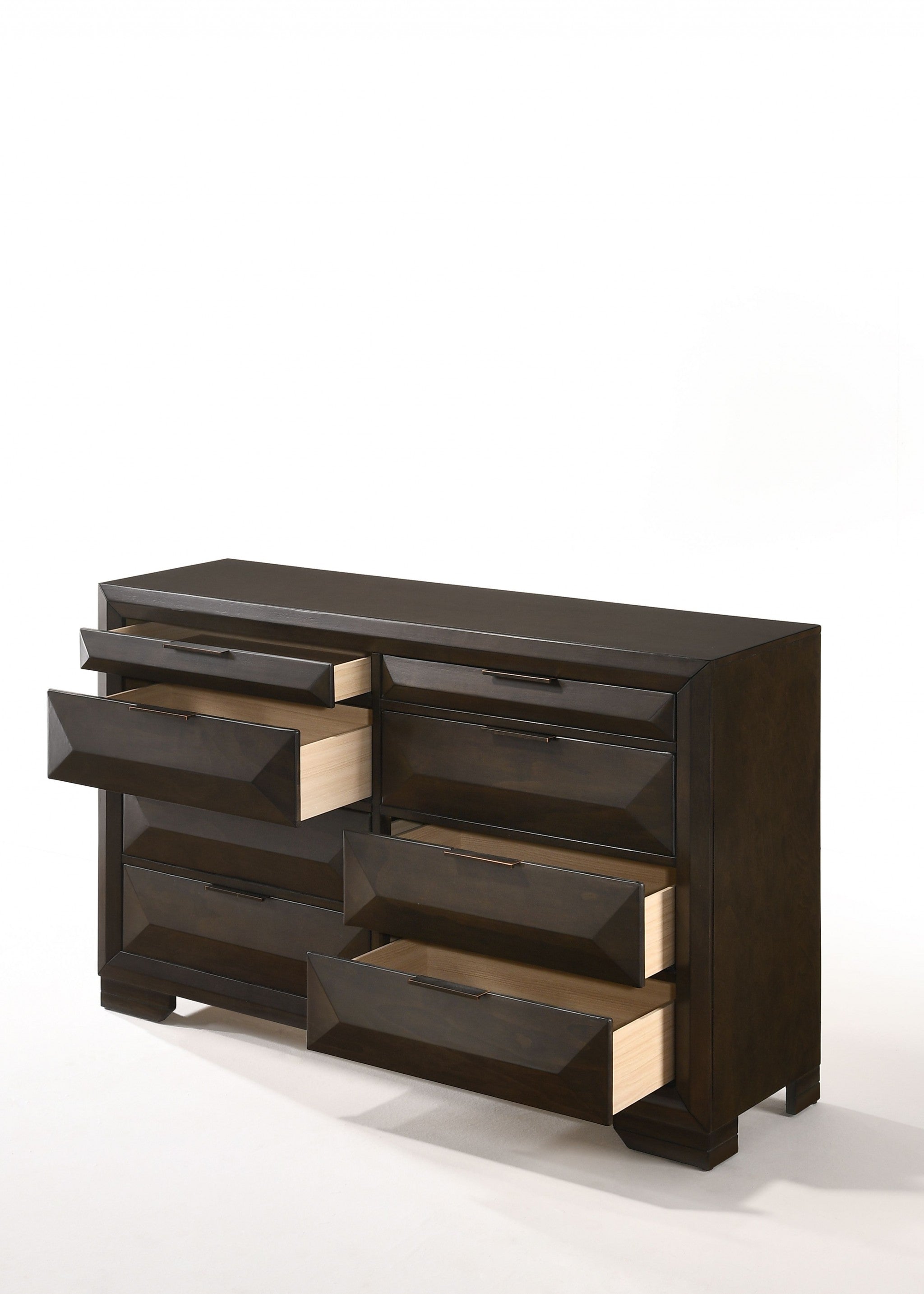 59" Espresso Solid Wood Standard Dresser/Chest