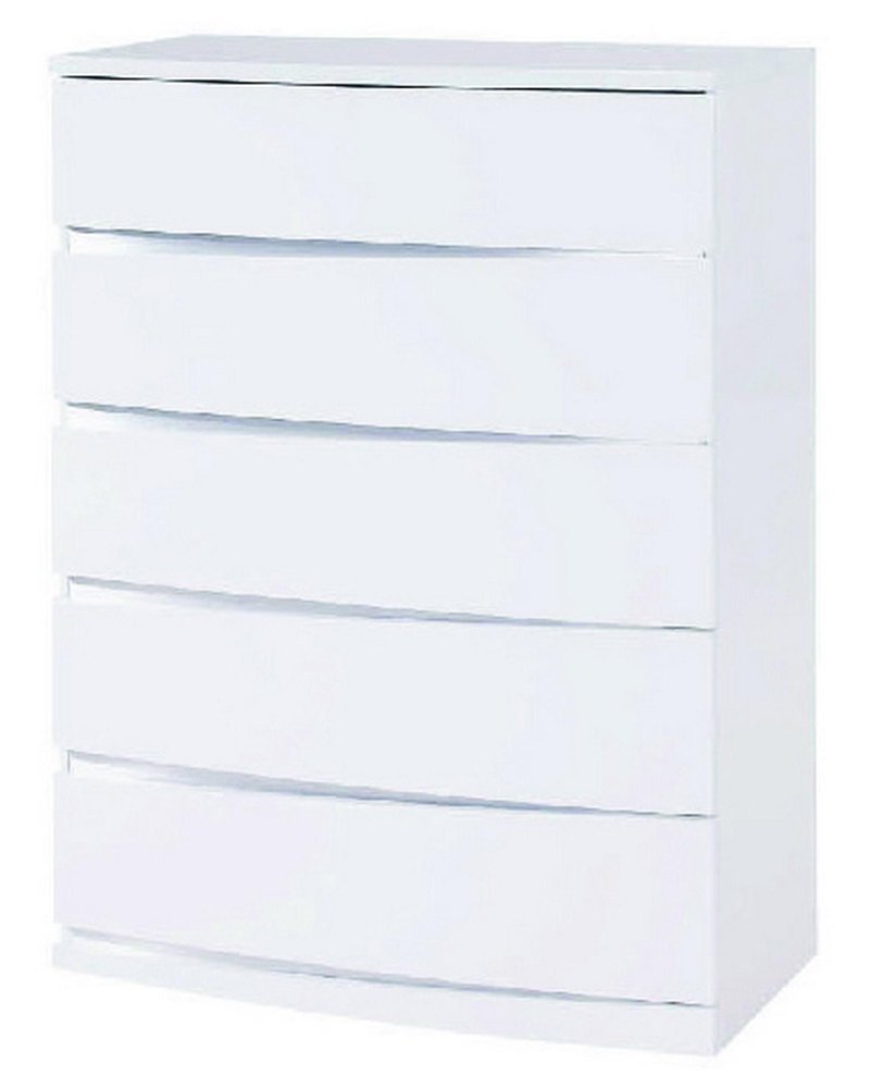 35" White Gentlemens Chest
