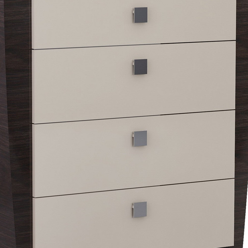 39" Beige Five Drawer