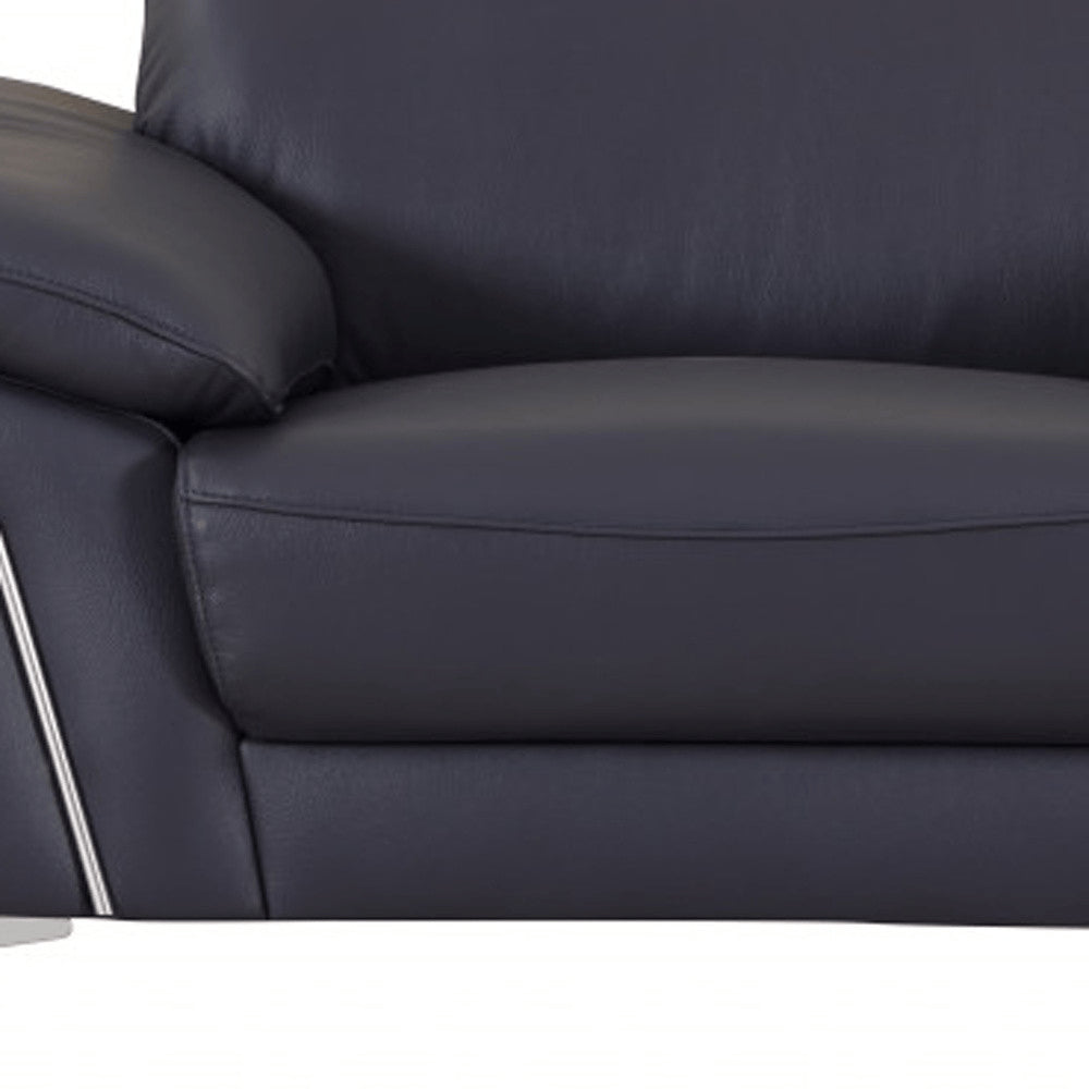 51" Gray Chair and a Half