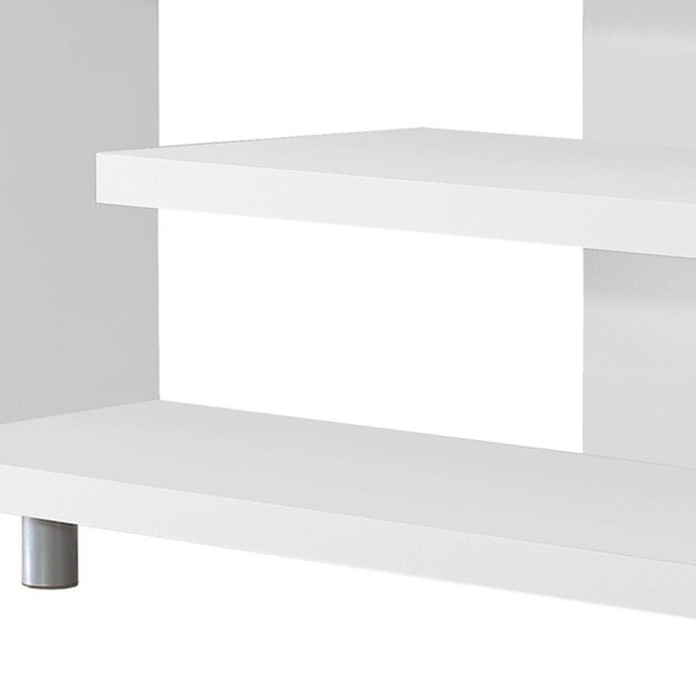 60" Dark Brown Cabinet Enclosed Storage TV Stand