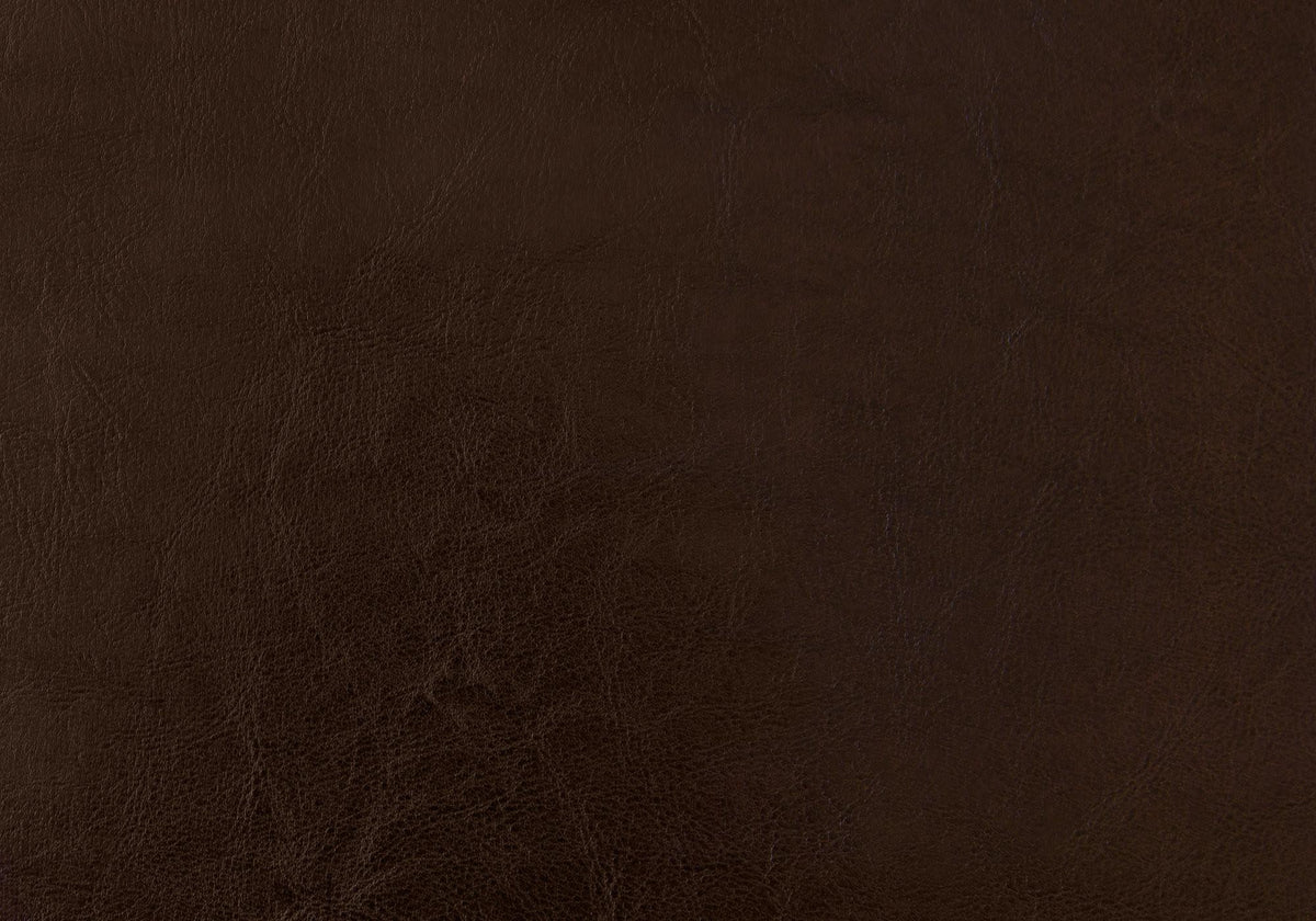 Brown Queen Tufted Upholstered Faux Leather Bed Frame