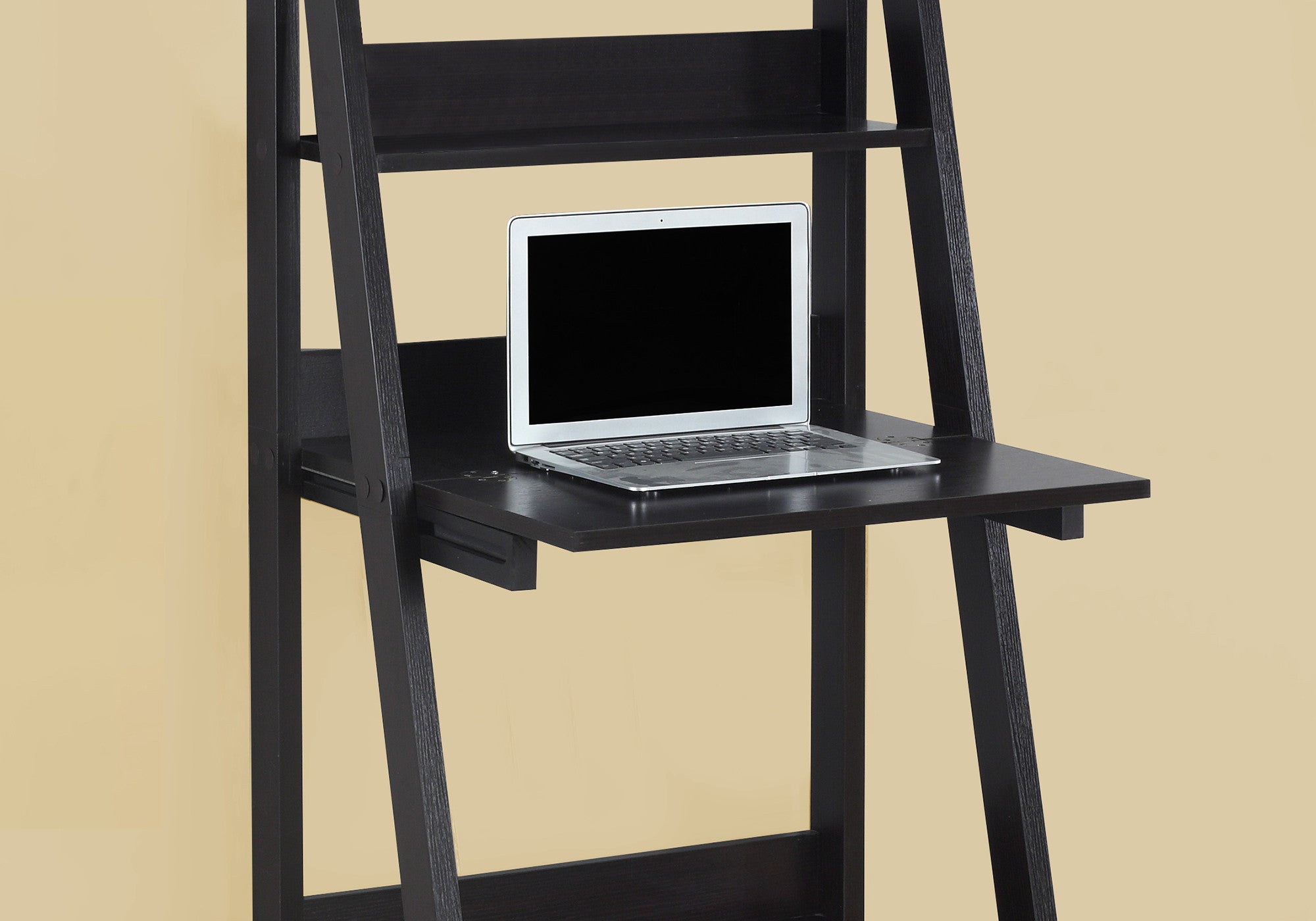 25" Espresso Ladder Desk