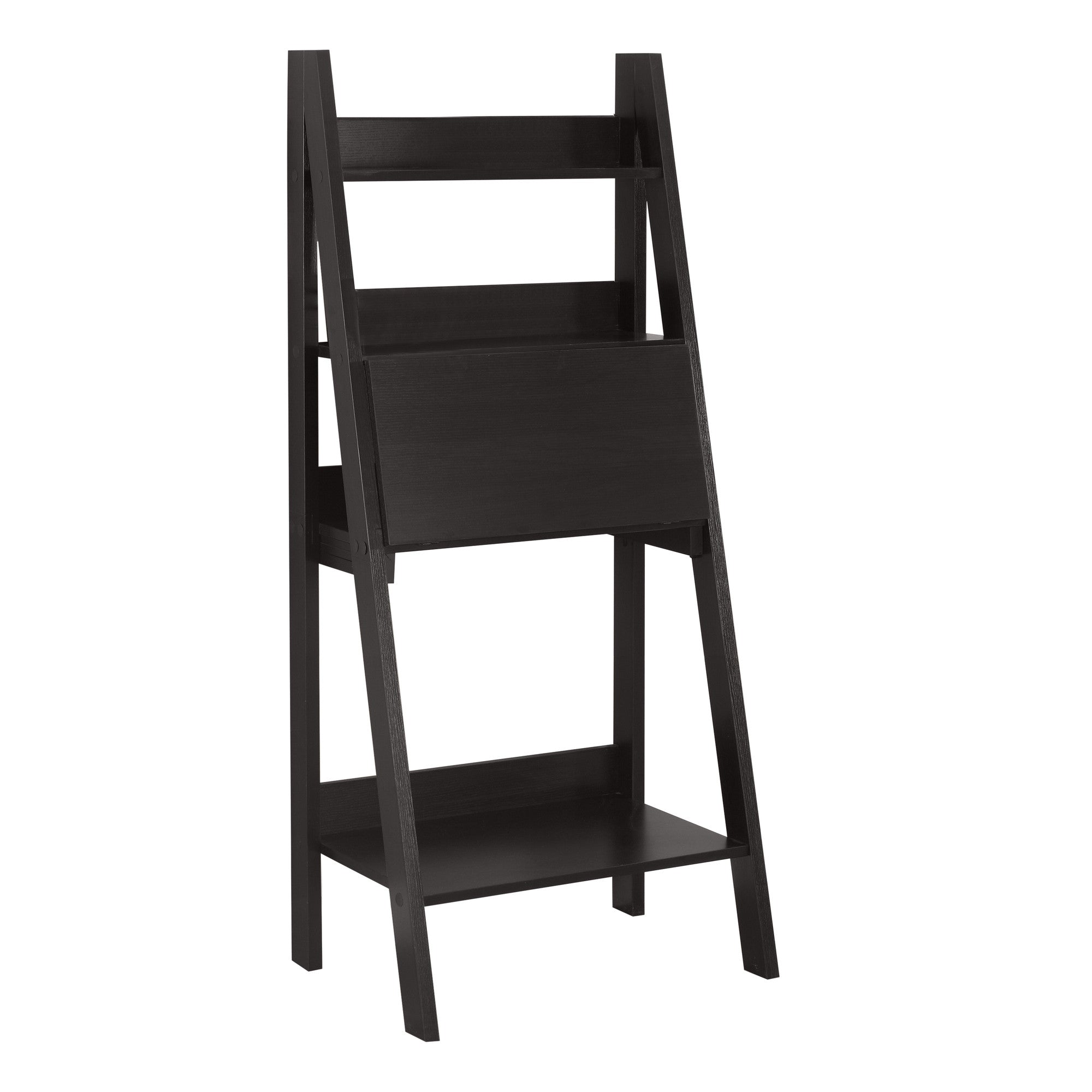 25" Espresso Ladder Desk