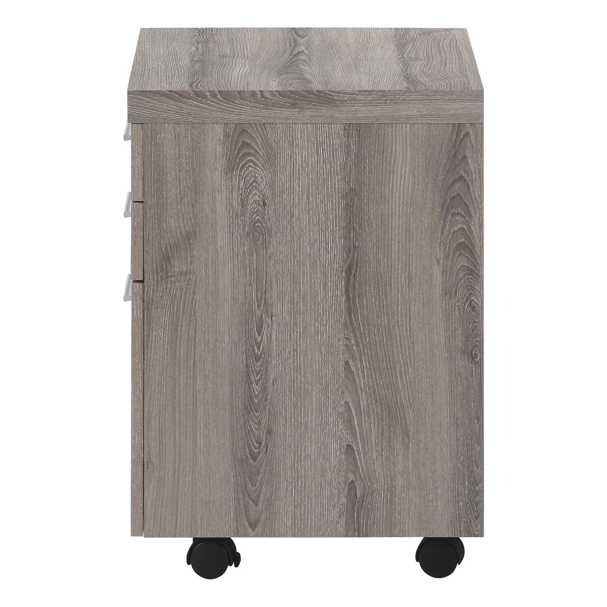 25" Gray Particle Board Filing Cabinet With Drawers
