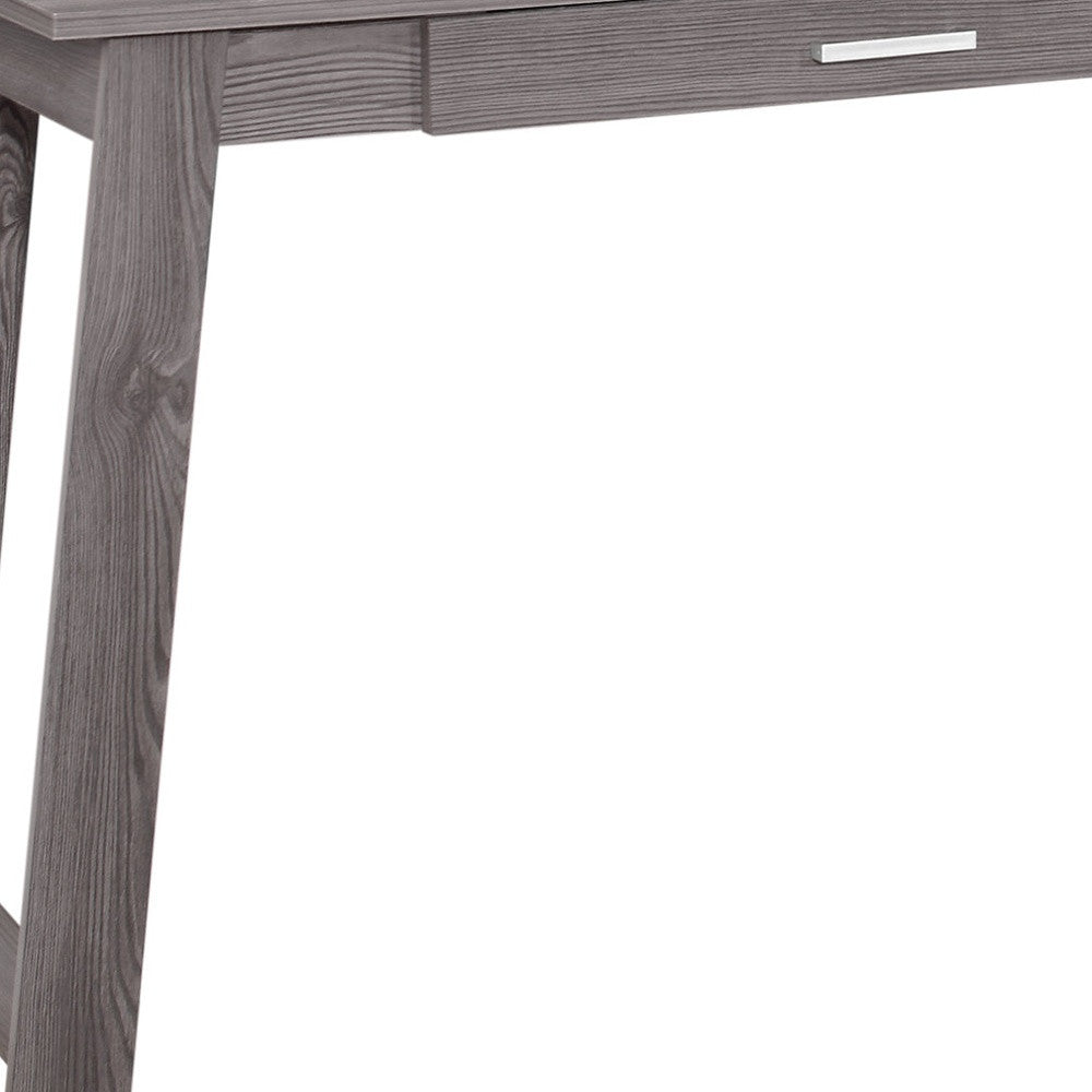 42" Gray Computer Desk