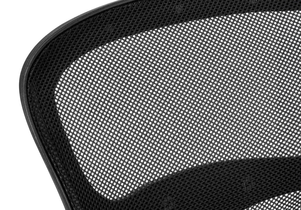 Black Adjustable Height Swivel Rolling Office Chair