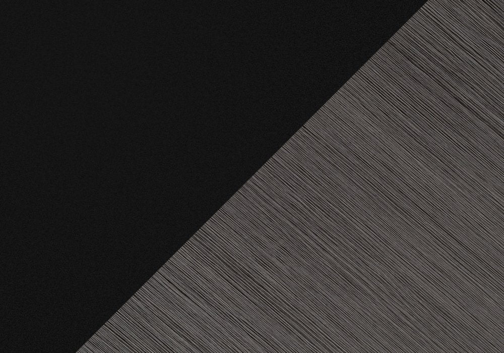 24" Gray and Black Computer Desk With Two Drawers