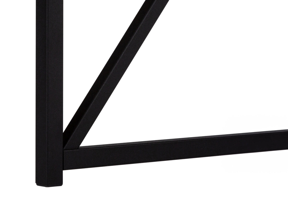 47" Taupe and Black Computer Desk