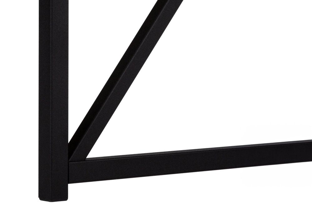 47" Taupe and Black Computer Desk