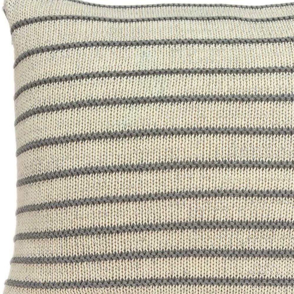 20" Tan Throw Pillow