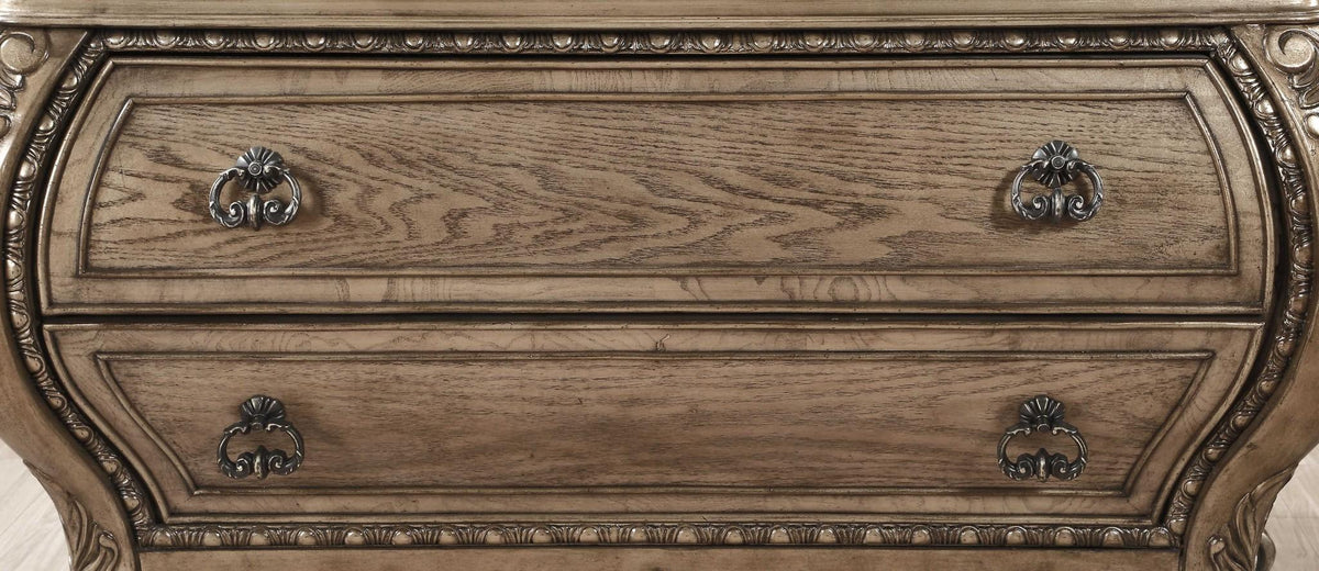 41" Brown Solid Wood 11 Combo Dresser