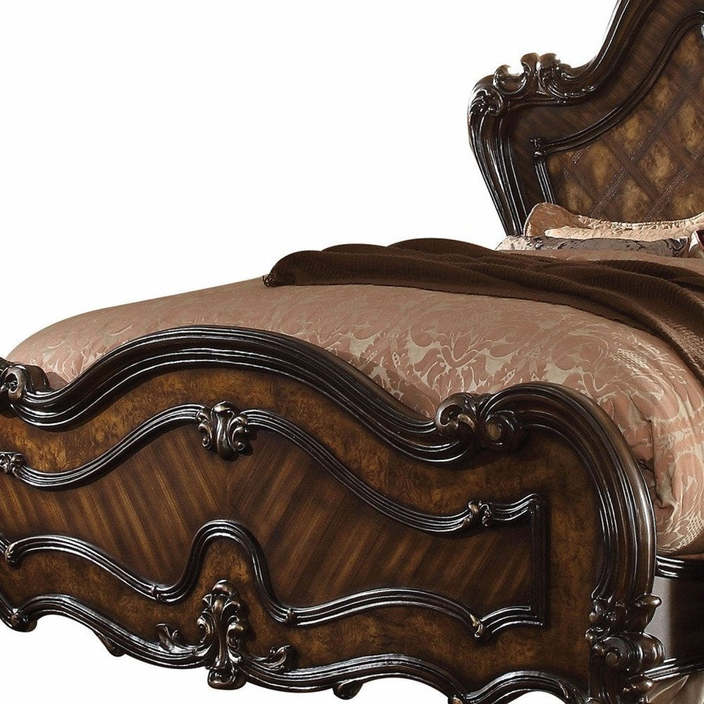 Dark Brown Queen Bed Frame