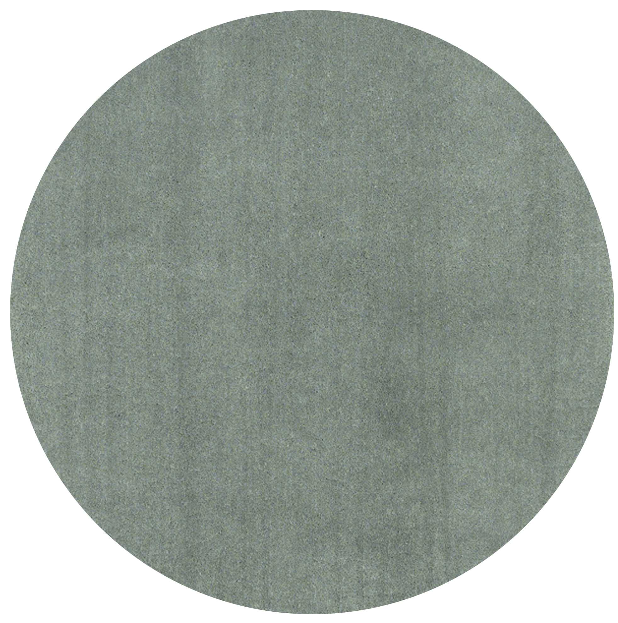 8' Round  Polyester Slate Area Rug