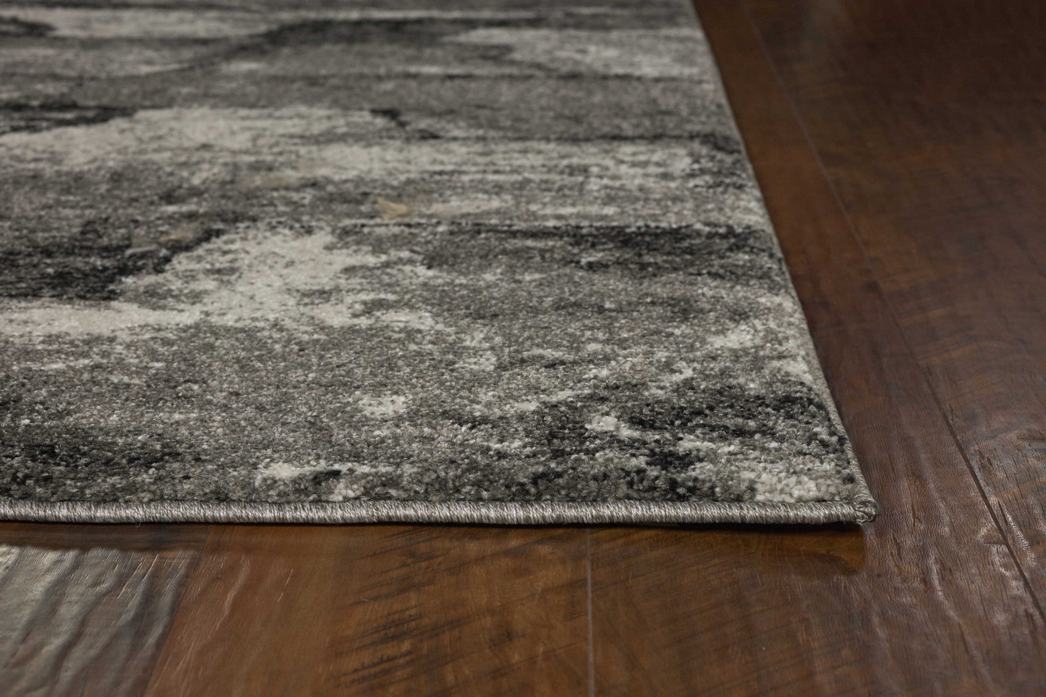 8' X 11' Gray Abstract Area Rug