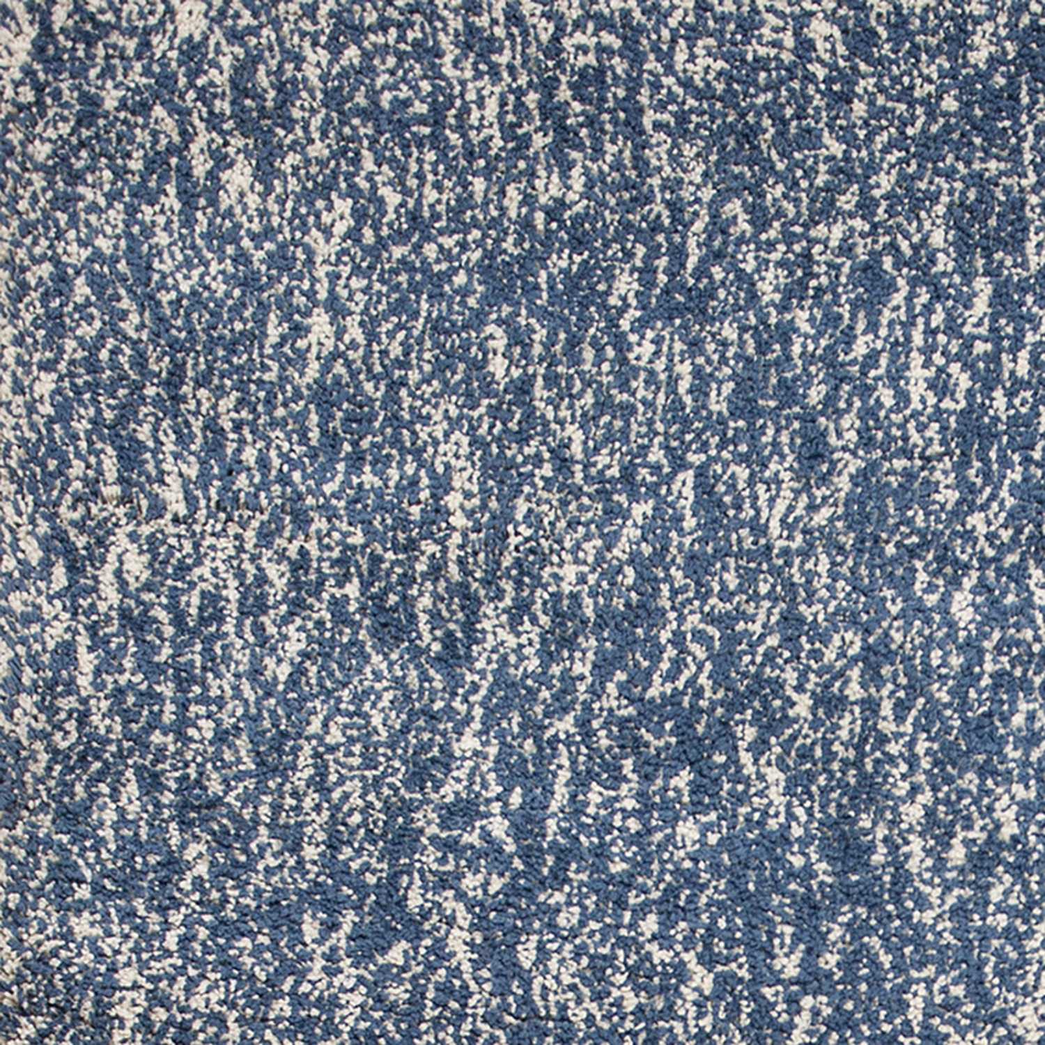 5' X 7' Indigo And Ivory Abstract Hand Woven Area Rug