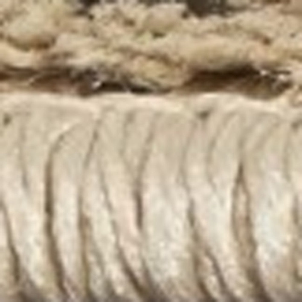 3' X 5' Champagne And Beige Damask Area Rug