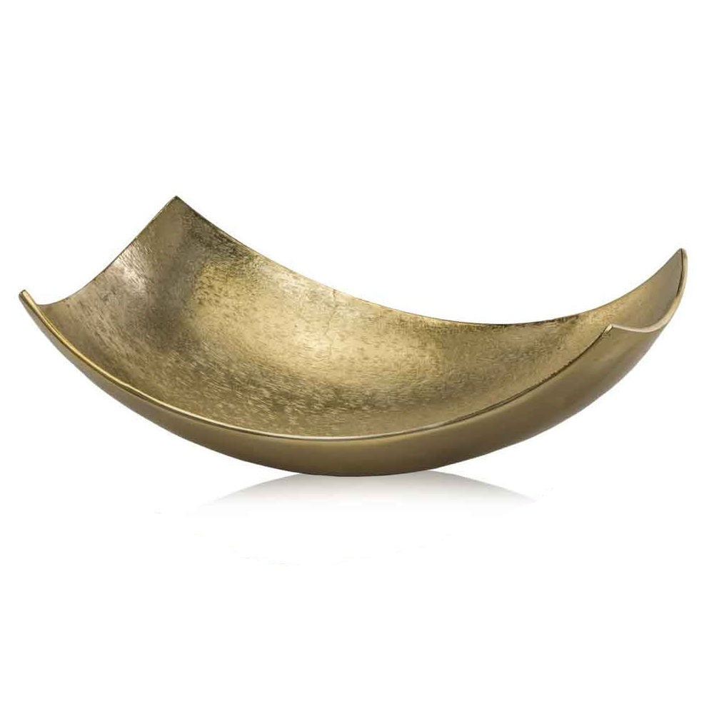 6" Gold Aluminum Decorative Bowl