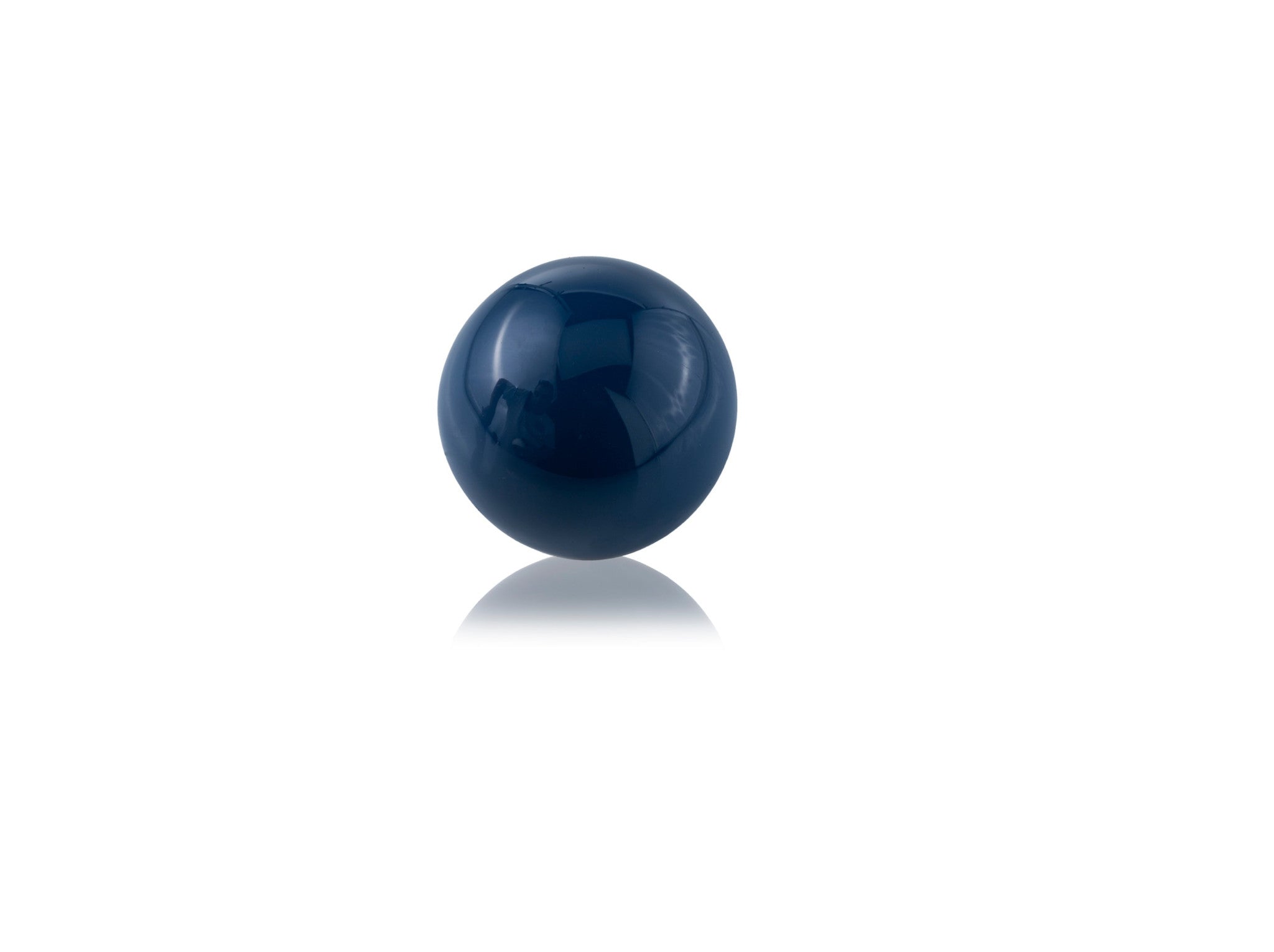 Classic 3" Blue Enameled Aluminum Decorative Sphere