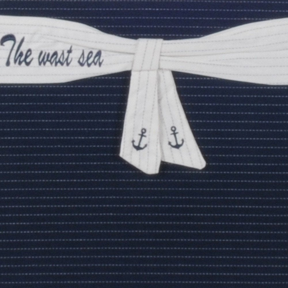 12" Blue Fabric Basket