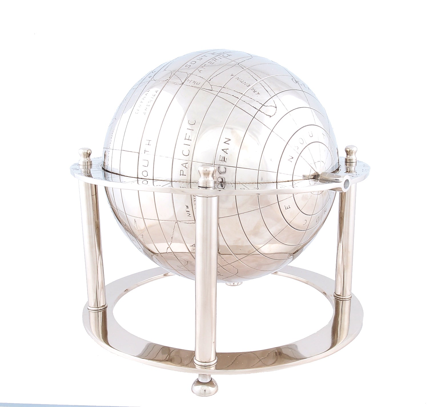 16" X 16" X 15" Aluminium Globe