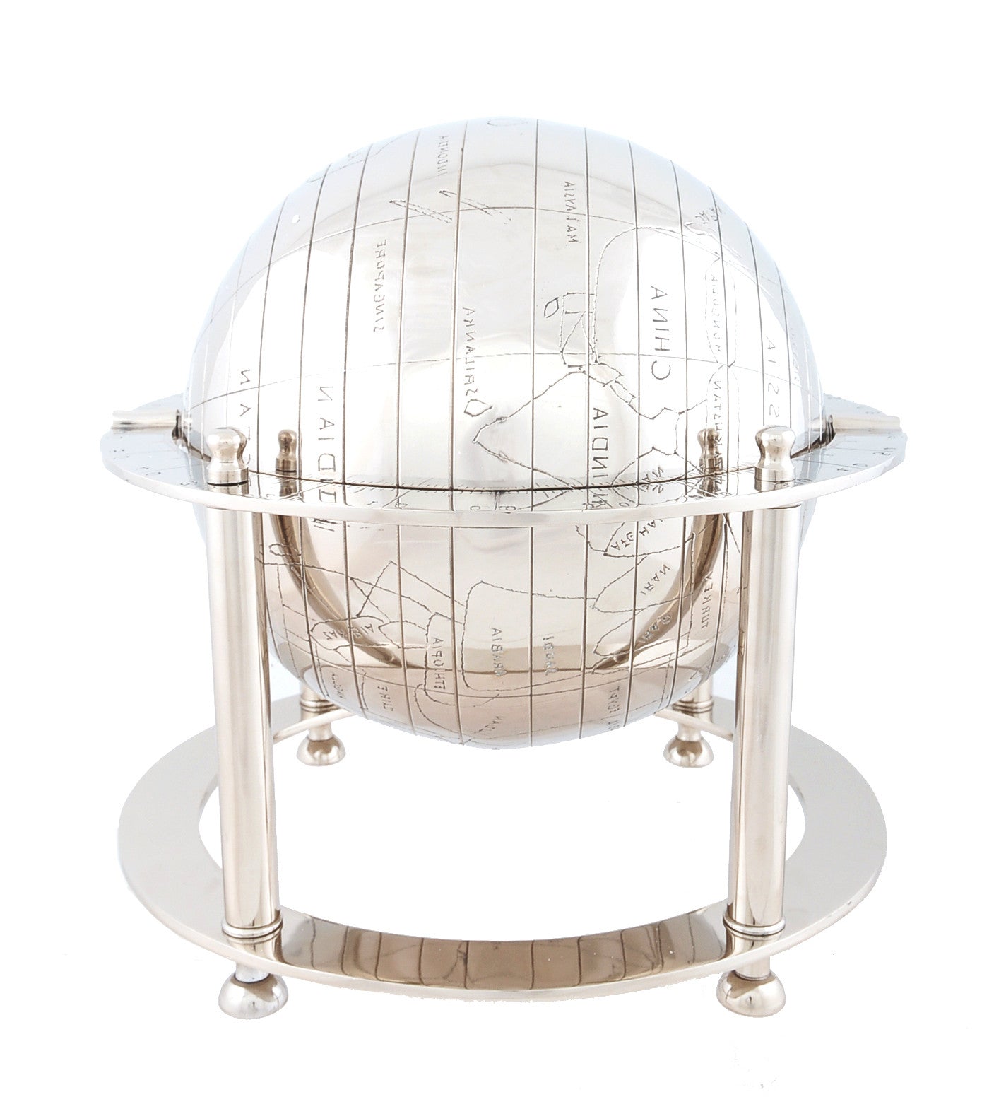 16" X 16" X 15" Aluminium Globe