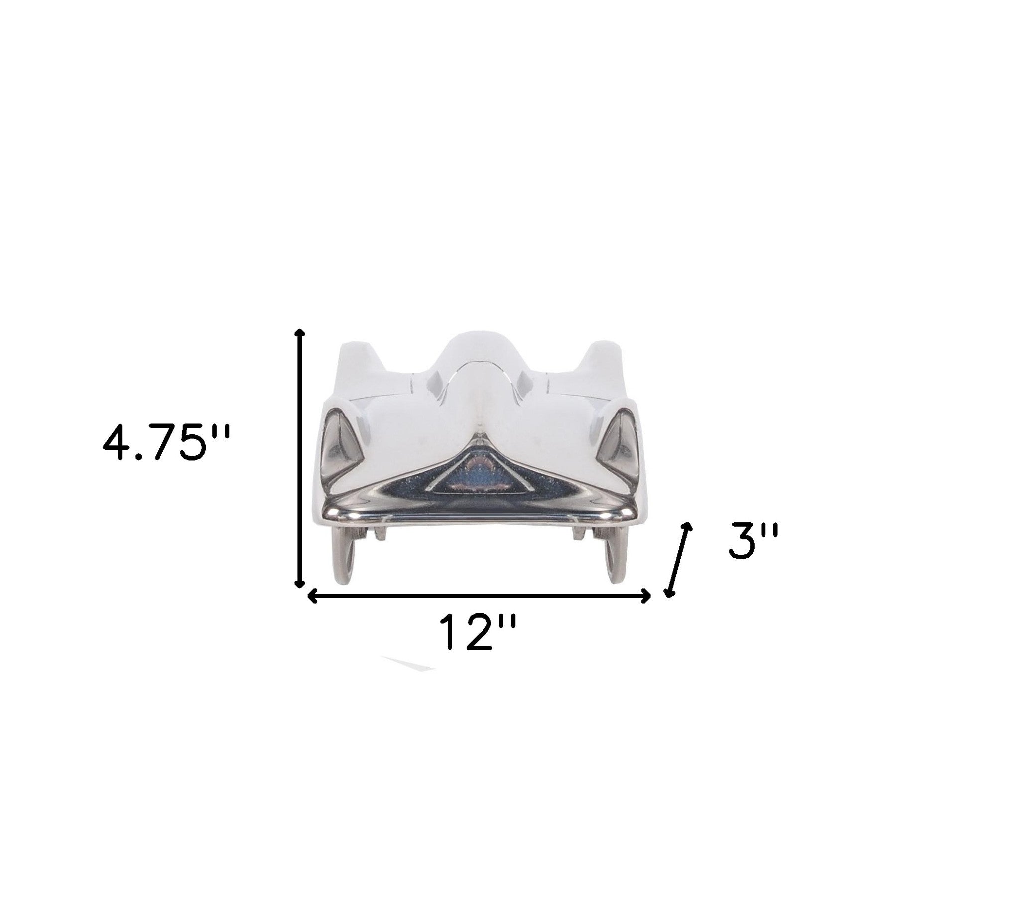 4.75" X 12" X 3" Aluminum Car