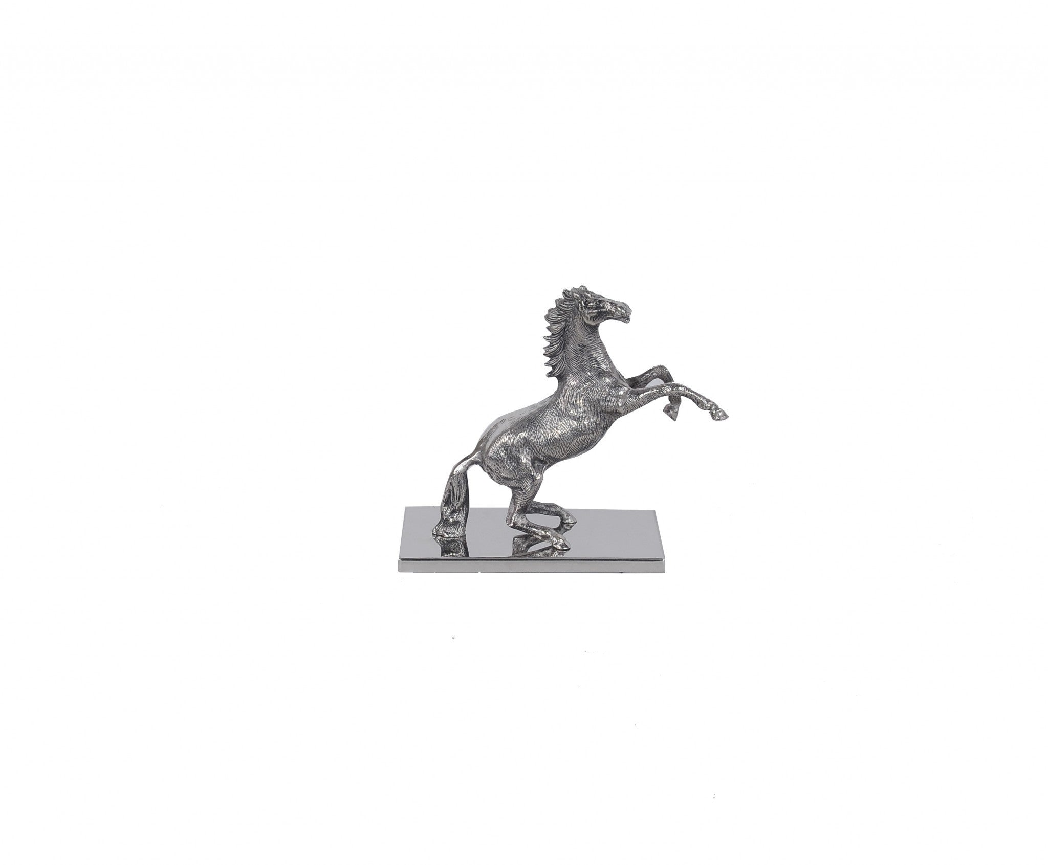 5" X 12.5" X 11" Horse Statue With Base
