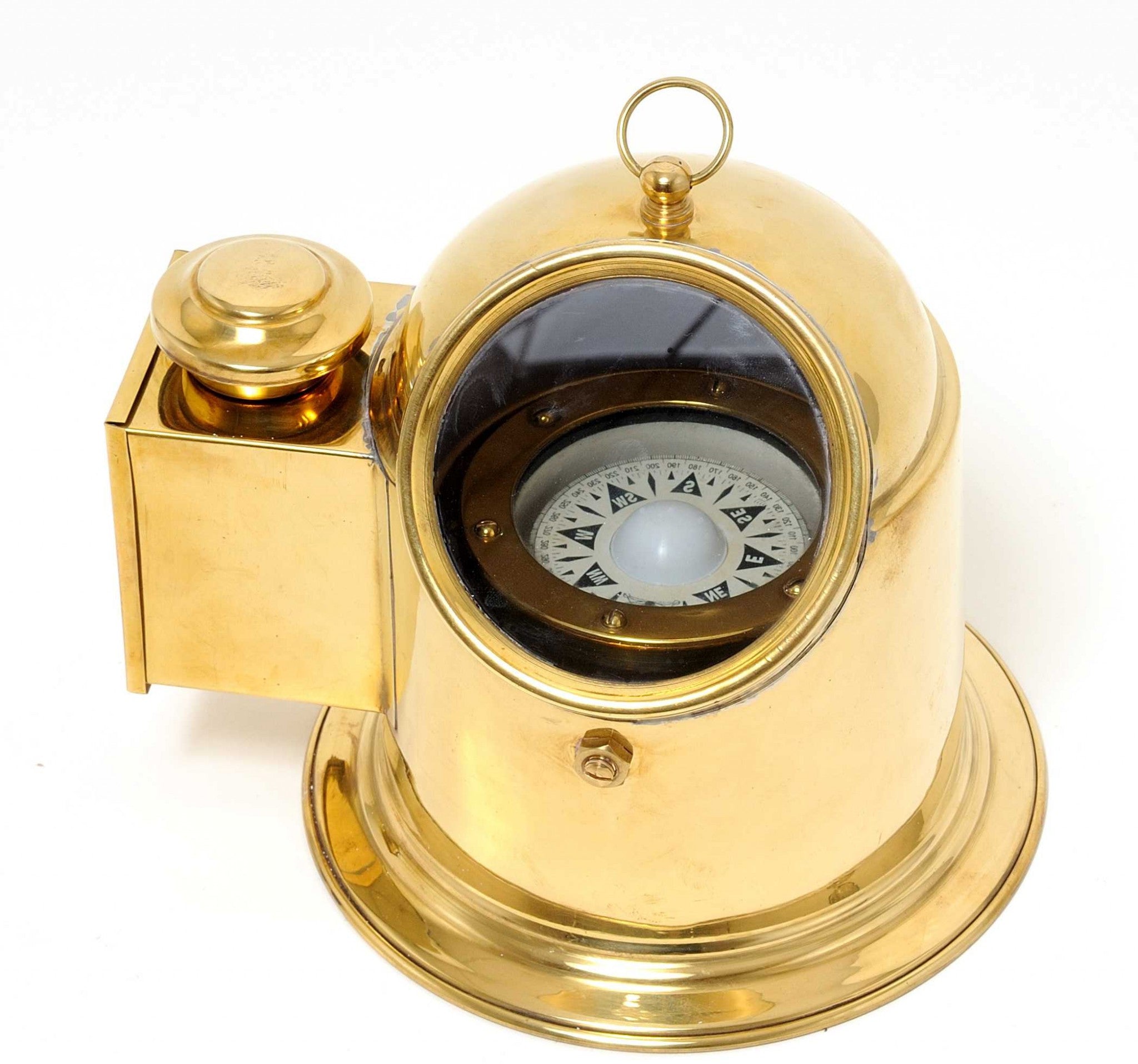 7.25" X 9" X 7" Binnacle Compass Large