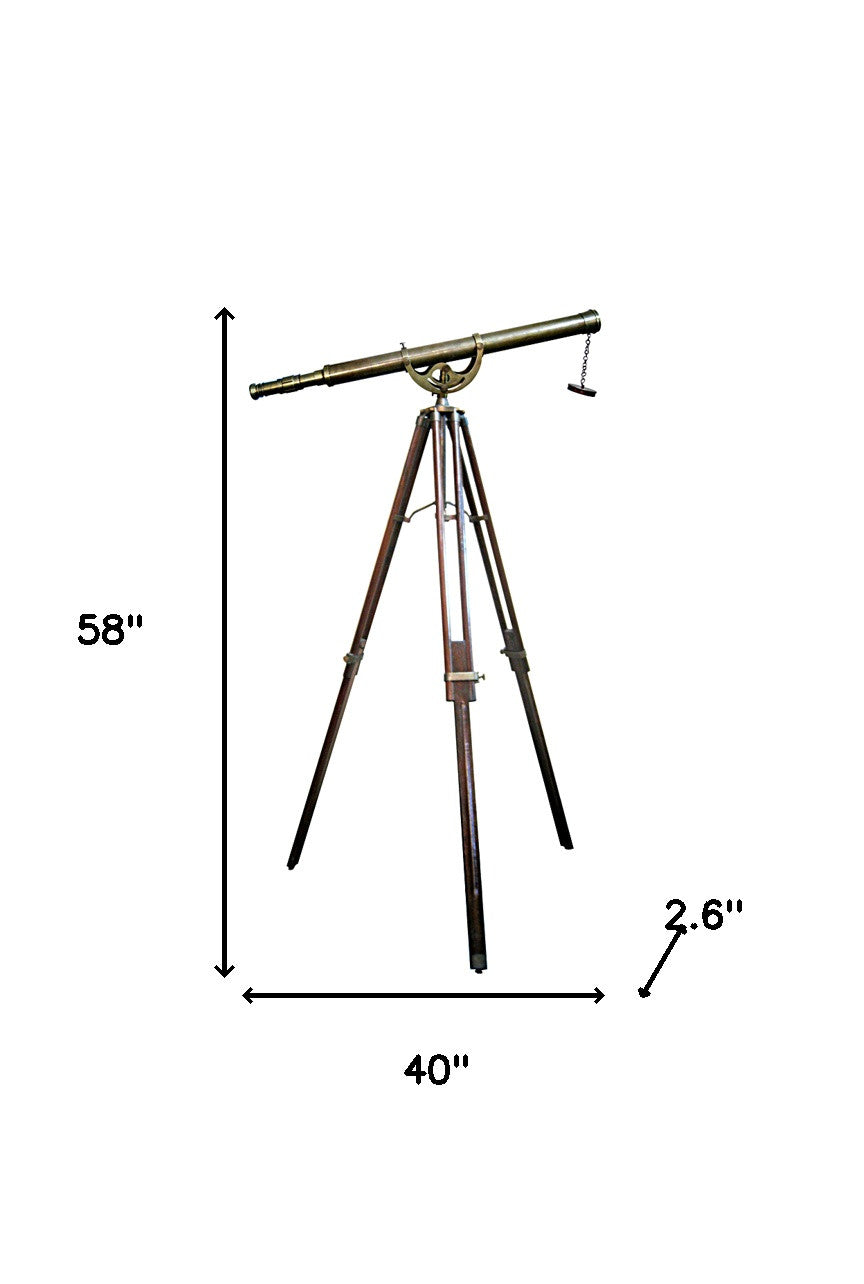 2.6" X 40" X 58" Telescope With Stand