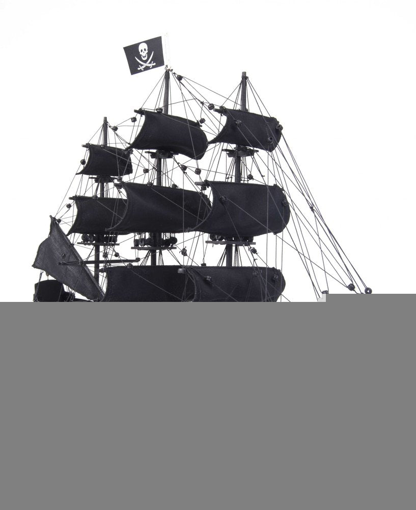 6.5" X 20" X 19"Black Pearl Pirate Ship
