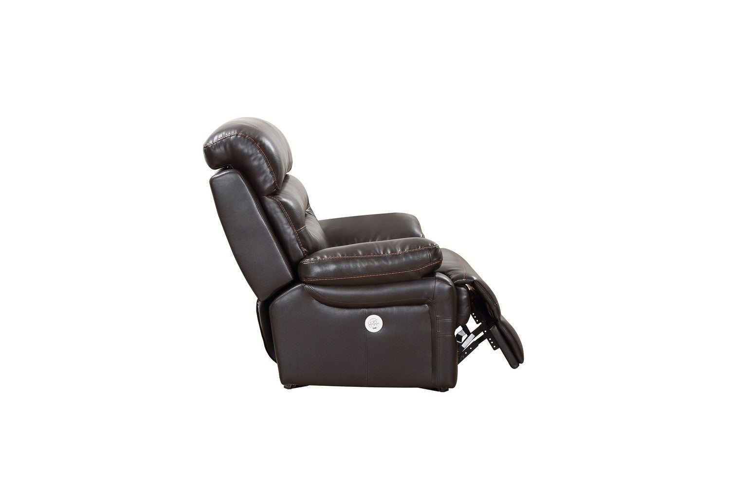 43" X 40" X 41" Brown  Power Reclining Chair