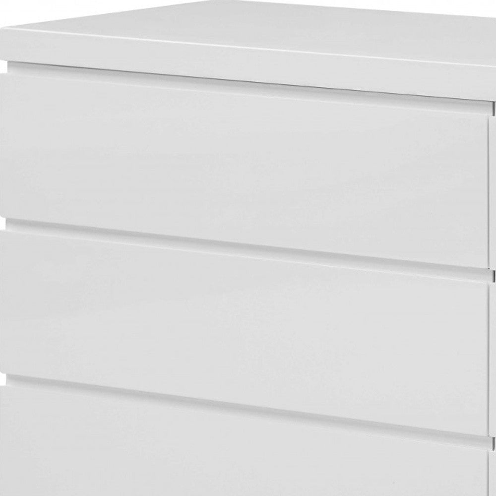 63 X 20 X 30 White Double Dresser