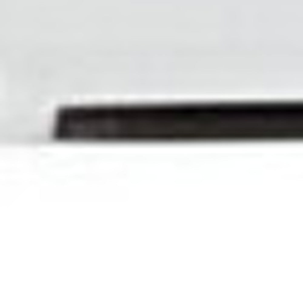 20" White Wood Two Drawer Nightstand