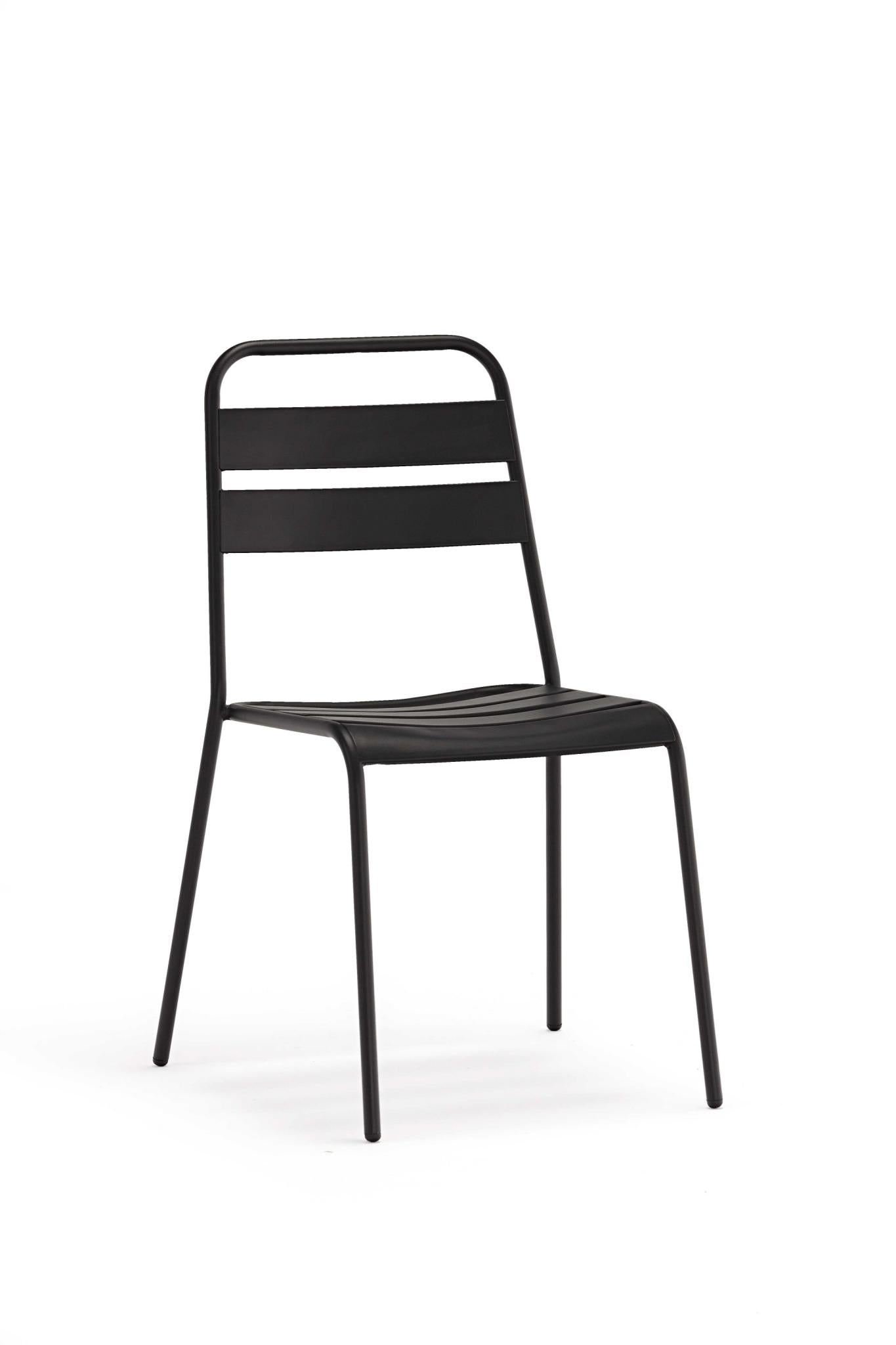 Set of Four Gray Faux Leather Dining Side Chairs