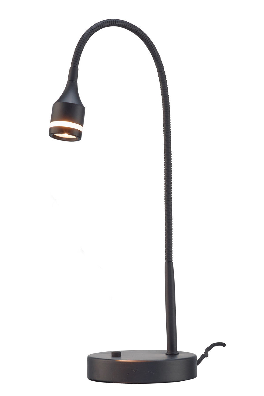 Brushed Steel Metal Led Adjustable Desk Lamp