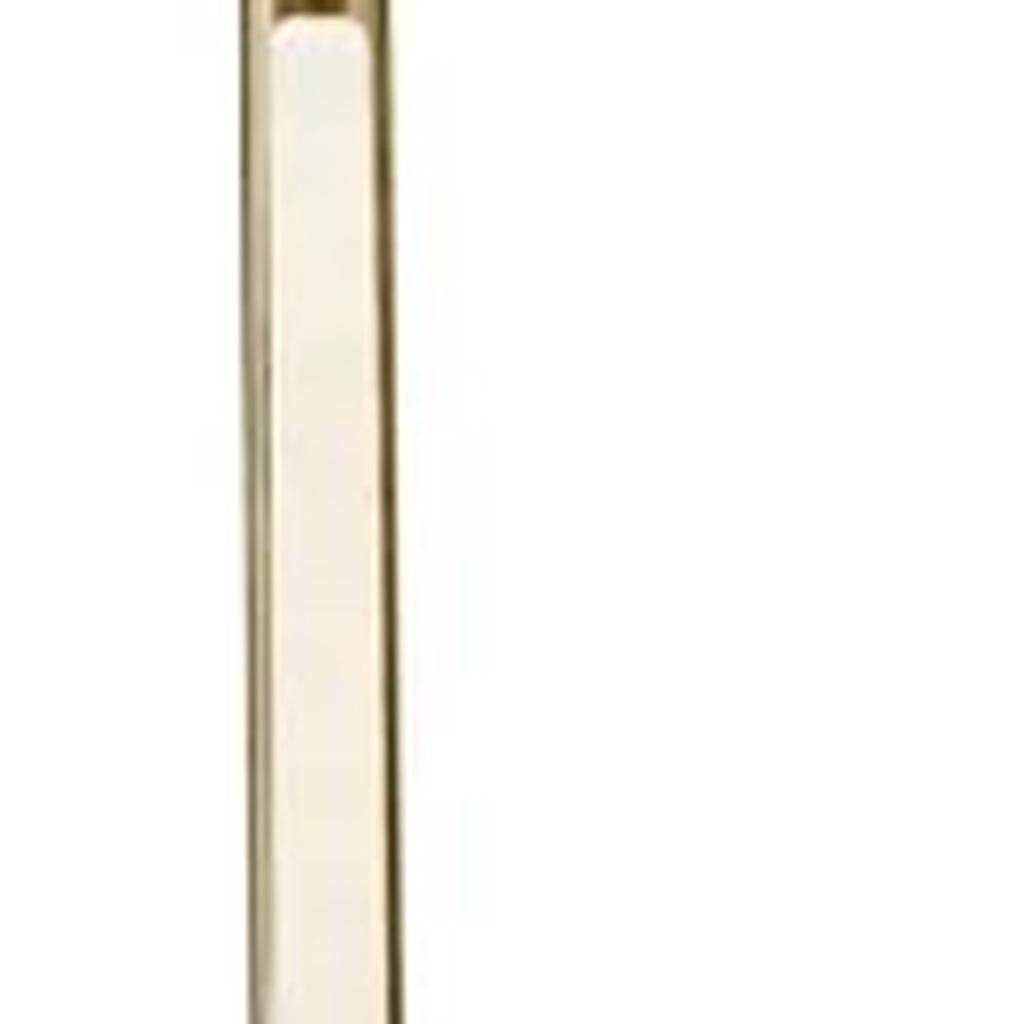 Brass Genuine Marble And Glass Column Floor Lamp