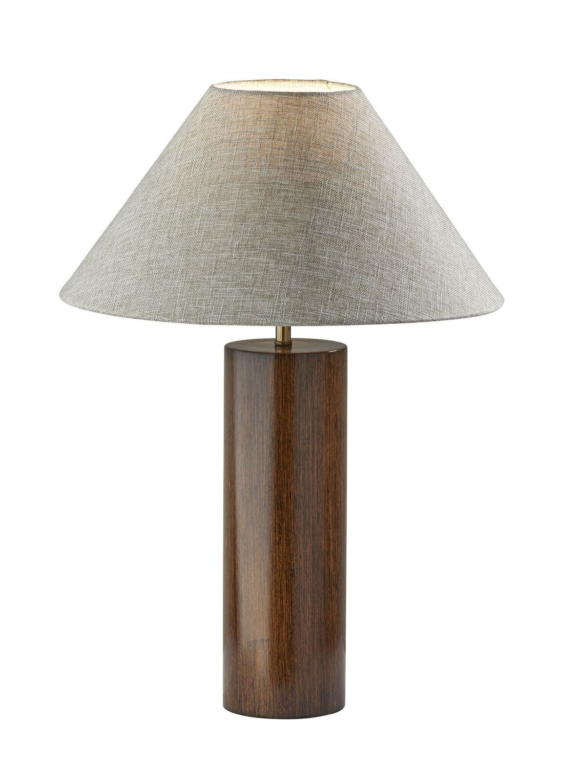 Canopy Black Wood Block Table Lamp