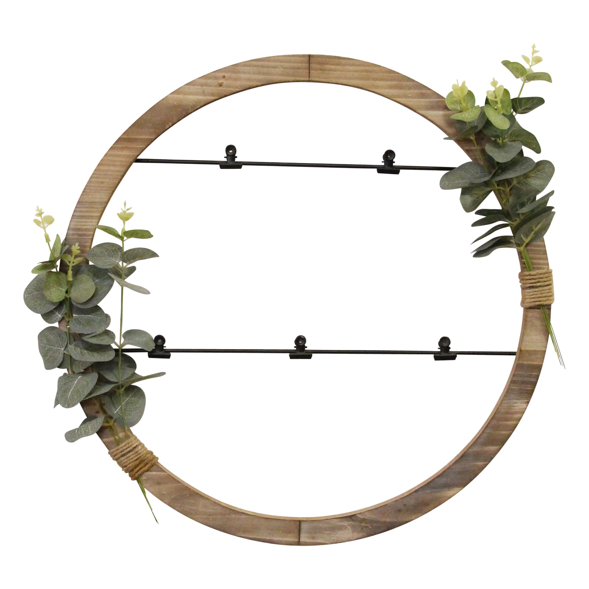 Eucalyptus Photo Holder Wood Framed Wall Art