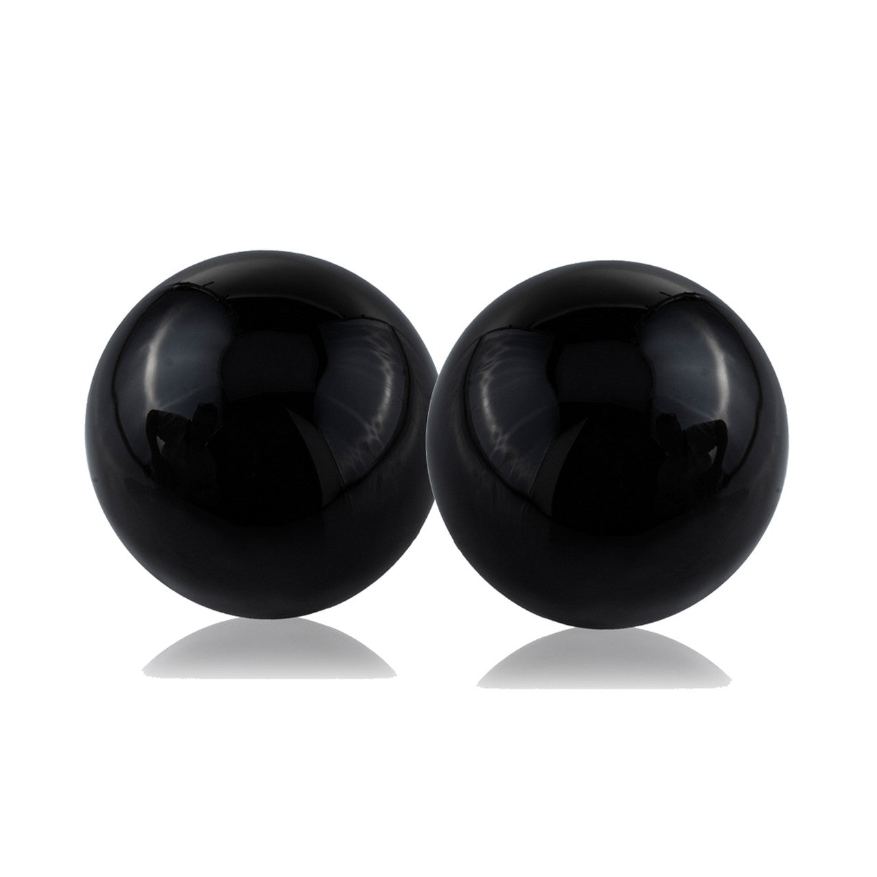 4" Black Aluminum Decorative Orb Tabletop Sculpture