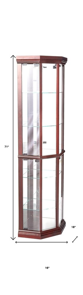 16" Dark Brown Display Stand